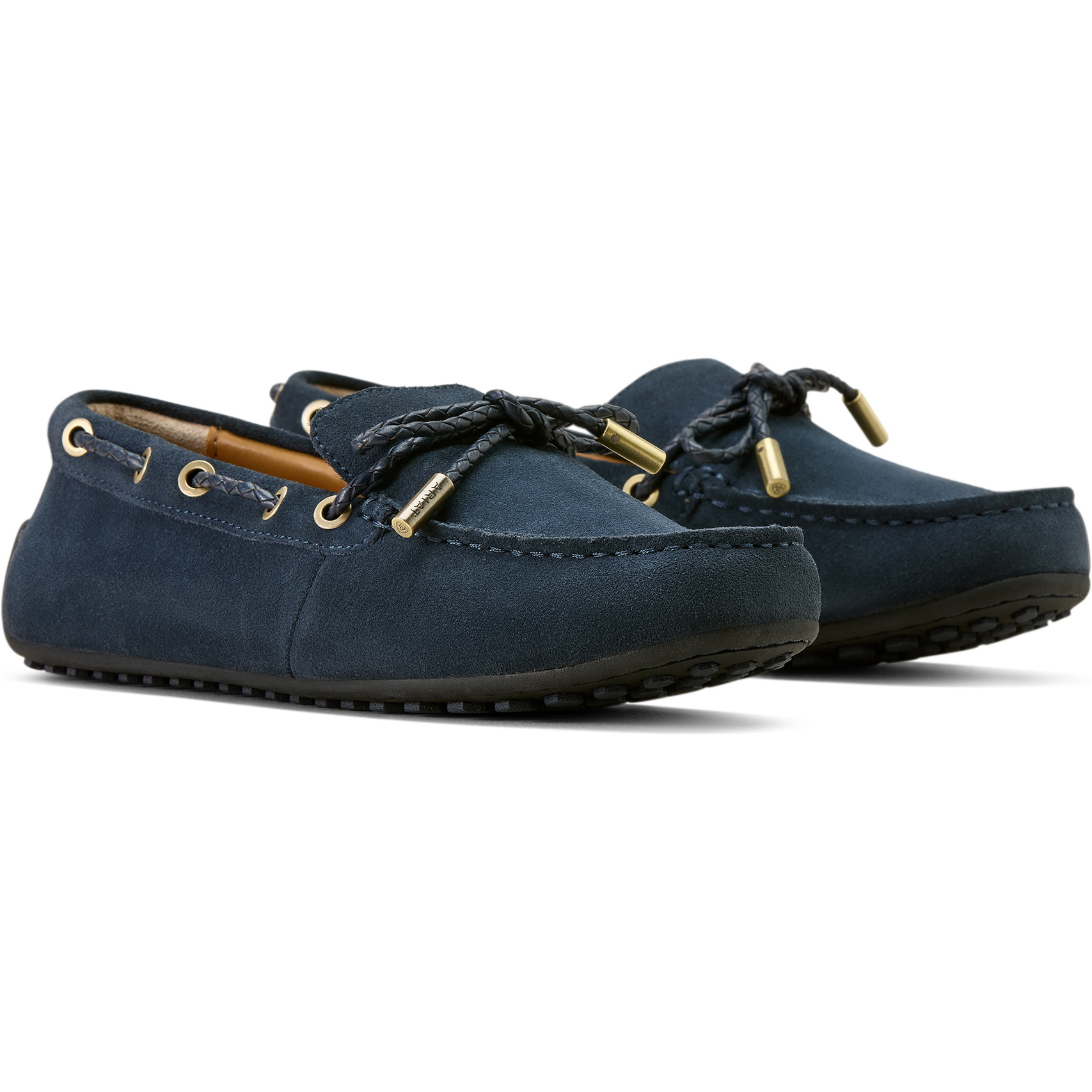 2026 Ariat Womens Margot Driving Moccasion Shoe 10074230 - Navy Suede